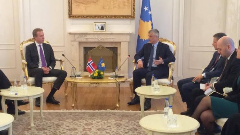 Thaçi: Kosova do të ruaj raportet me Norvegjinë