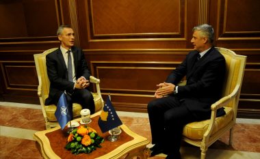 Thaçi ia konfirmon Stoltenbergut: Ushtria e Kosovës do të formohet në përputhje me Kushtetutën dhe ligjet e Kosovës