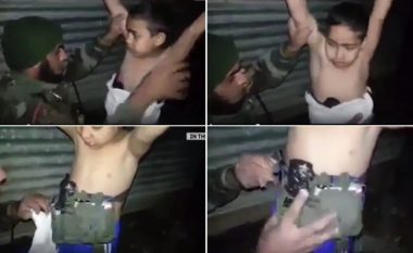 ISIS-i armatos një shtatëvjeçar me rrip të mbushur me eksploziv për ta hedhur veten në erë (Video)