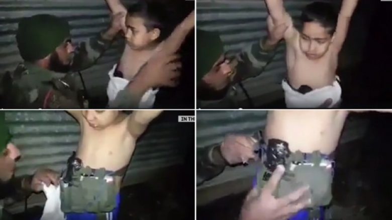 ISIS-i armatos një shtatëvjeçar me rrip të mbushur me eksploziv për ta hedhur veten në erë (Video)