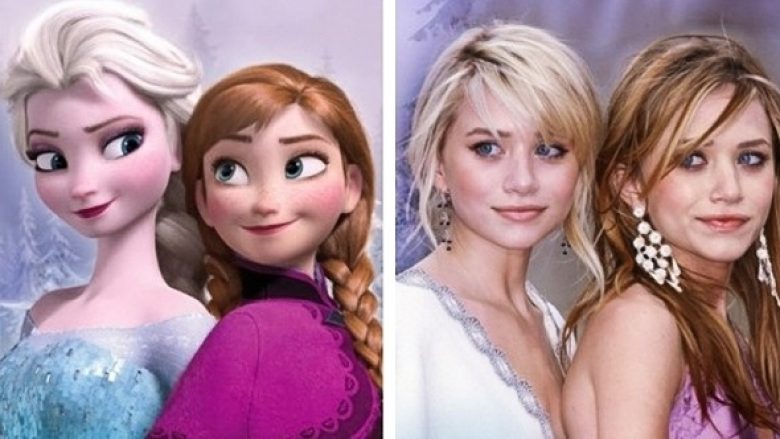 Ana dhe Elsa (Frozen) - Mary-Kate and Ashley Olsen