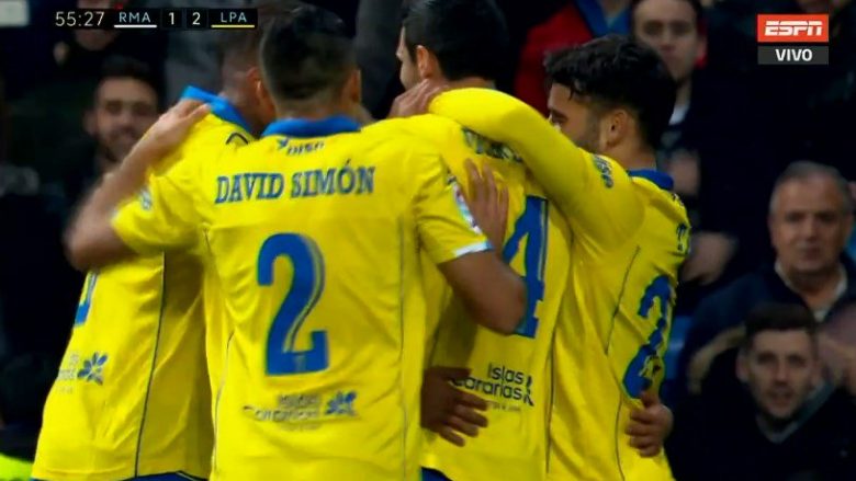 Las Palmas kalon në epërsi ndaj Realit prej dy golash (Video)