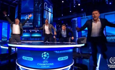 Festa e çmendur e Gerrardit, Ferdinandit dhe Owenit pas golit te Robertos (Video)