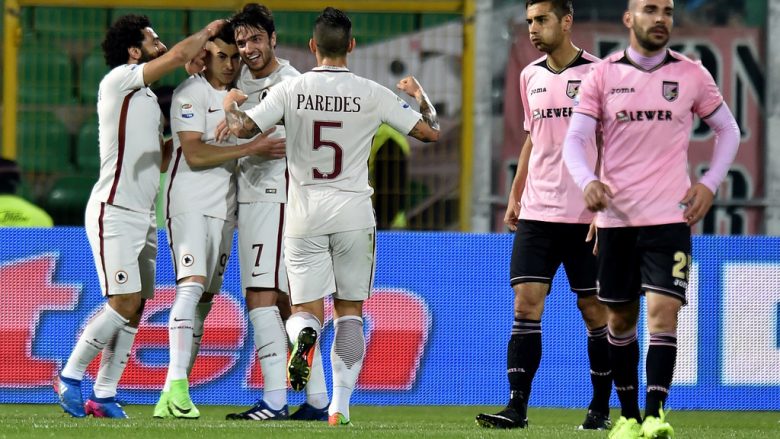 Roma i kthehet fitoreve në Serie A dhe vazhdon në vendin e dytë (Video)