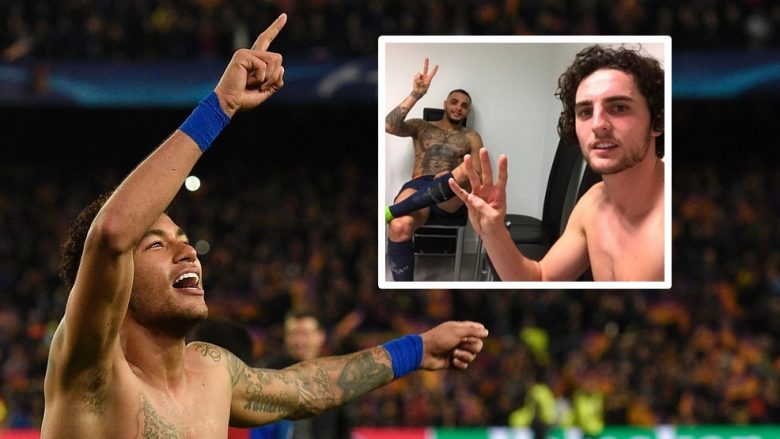 Neymar tallet në Instagram me dy lojtarët e PSG-së duke përdorur fotografinë e tyre nga ndeshja e parë (Foto)