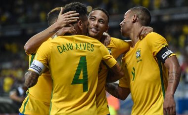 Brazili publikon listën për dy ndeshjet e ardhshme, mungon Neymar, kthehet Alex Sandro