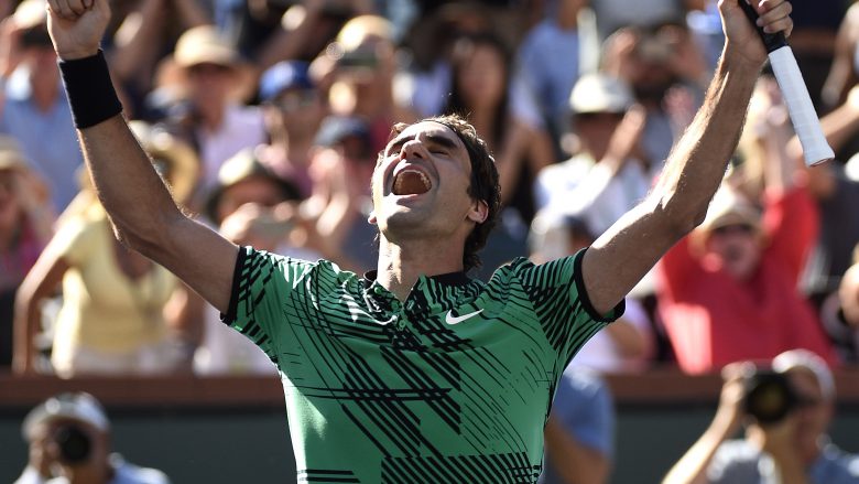 Federer rrëmben trofeun e Indian Wells