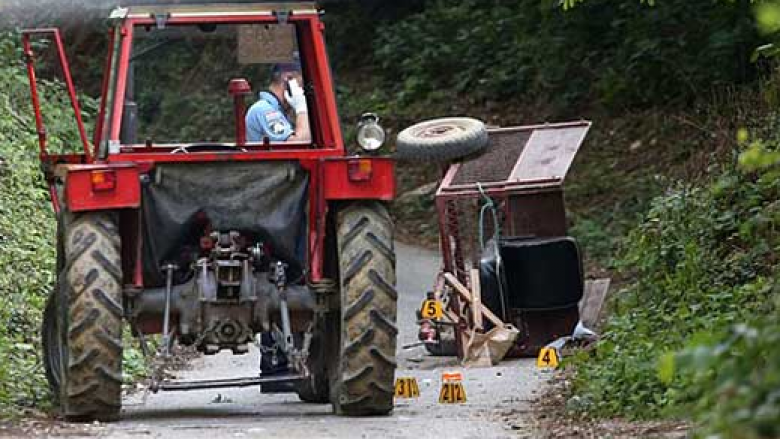 Shkelet me traktor 78 vjeçari nga Kosmateca e Kumanovës, humb jetën në vendin e ngjarjes