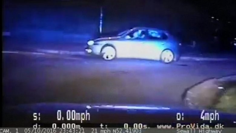 Vozitje e frikshme 150 kilometra në orë, duke ikur nga Policia (Video)