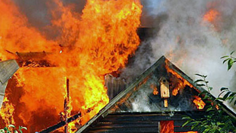 Zjarr në një shtëpi në Përshevcë të Tetovës, nuk ka të lënduar