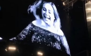 Adele sulmohet nga mushkonjat gjatë koncertit (Video)