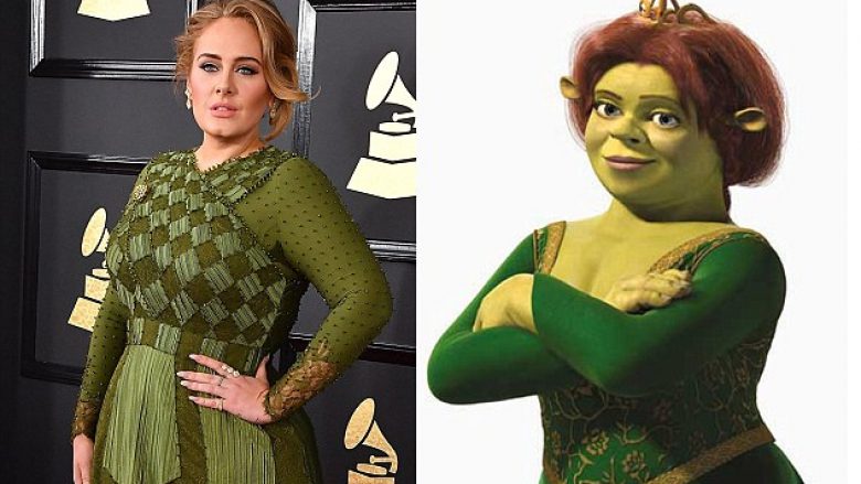 “Nuk më intereson fare”, Adele reagon ndaj kritikave për ngjashmërinë me Fionën e Shrekut në “Grammy” (Foto)
