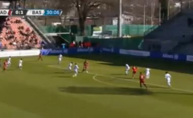 Sulmuesi shqiptar shënon gol të bukur ndaj Baselit (Video)