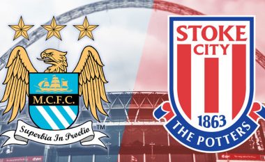 Manchester City – Stoke City, formacionet bazë