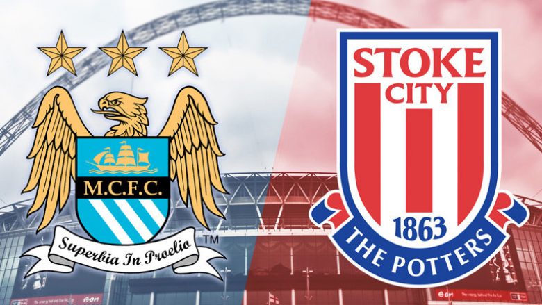 Manchester City – Stoke City, formacionet bazë