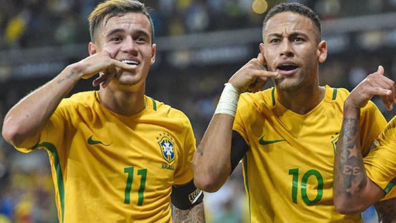 Coutinhos i pëlqen të luaj me Neymarin: Vetëm ia pasojmë topin, ai e kryen