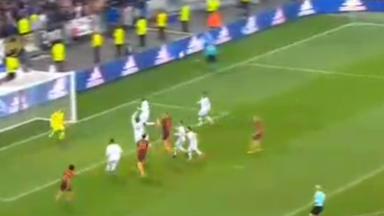 Roma kalon në epërsi ndaj Lyonit me golin e Fazios (Video)
