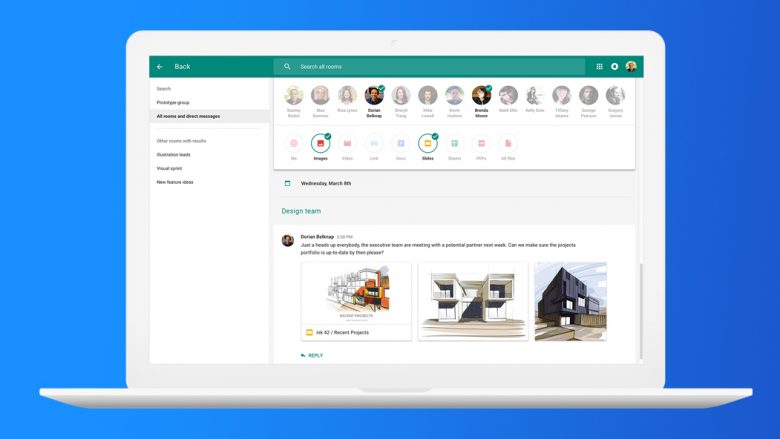 Google Hangouts Chat, rivali i ri i Slack dhe Microsoft Teams