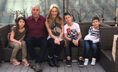 Anita dhe tre fëmijët e tyre vizitojnë Ramushin në Francë (Foto)