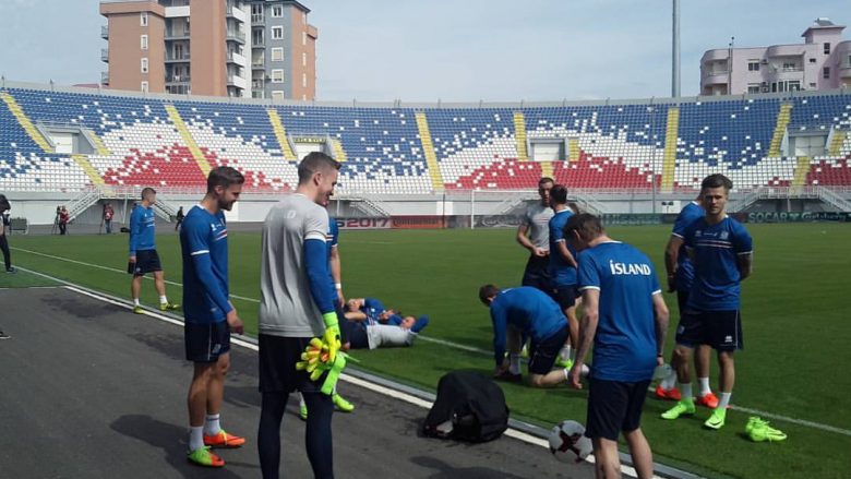 Islanda mban stërvitjen në stadiumin ‘Loro Boriçi’