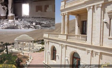 Pamjet e dhimbshme të rezidencës mbretërore të Katarit që u shfrytëzua nga oficerët e ISIS-it (Video)
