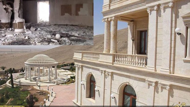 Pamjet e dhimbshme të rezidencës mbretërore të Katarit që u shfrytëzua nga oficerët e ISIS-it (Video)