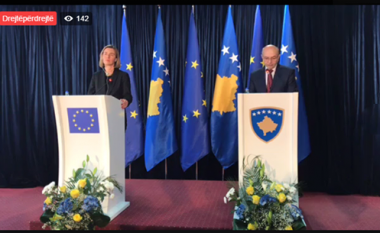 LIVE: Flasin Mogherini dhe Mustafa  (Video)