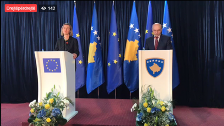 LIVE: Flasin Mogherini dhe Mustafa  (Video)