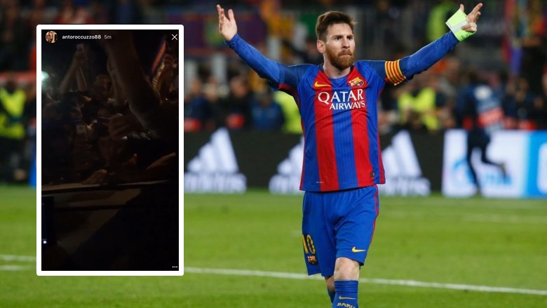 Messi admirohet si një perandor, tifozët e bllokojnë në rrugë dhe brohorasin emrin e tij (Video)