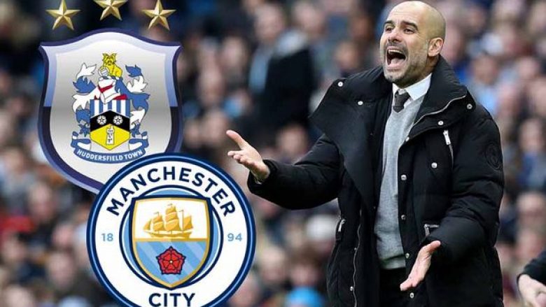Manchester City – Huddersfield Town, formacionet zyrtare
