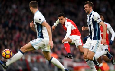 Formacionet zyrtare, WBA – Arsenal