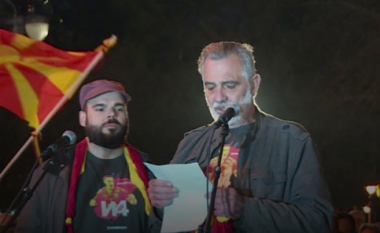Edhe sot është protestuar kundër gjuhës shqipe në Maqedoni (Video)