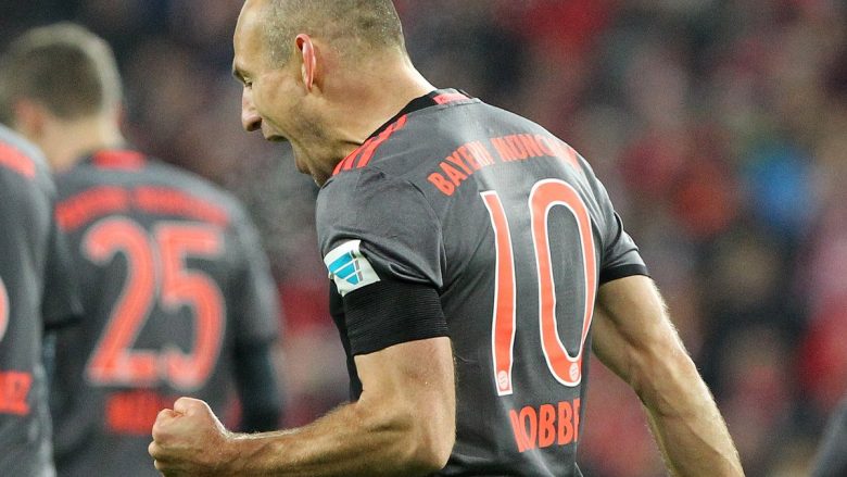 Robben shënon për epërsinë e Bayernit (Video)