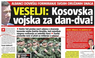 Serbia në alarm për Ushtrinë e Kosovës, kërkon nga ndërkombëtarët që ta bllokojnë (Foto)