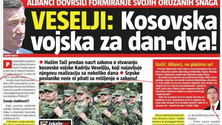 Serbia në alarm për Ushtrinë e Kosovës, kërkon nga ndërkombëtarët që ta bllokojnë (Foto)