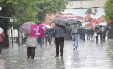 Sot mot me vranësira dhe reshje shiu