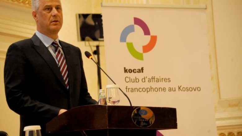 Thaçi: Klubi i Biznesit Frankofon do t’i rrisë shkëmbimet tregtare me vendet anëtare