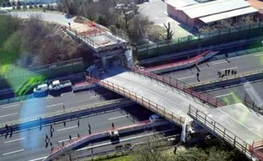 Shembet ura e autostradës në Itali, dy të vdekur (Video)