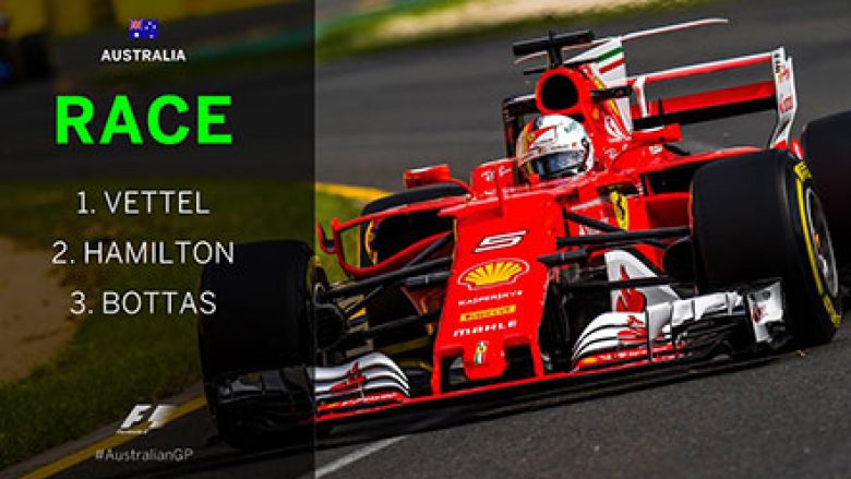 F1: Vettel triumfon, Hamilton mbetet pas tij