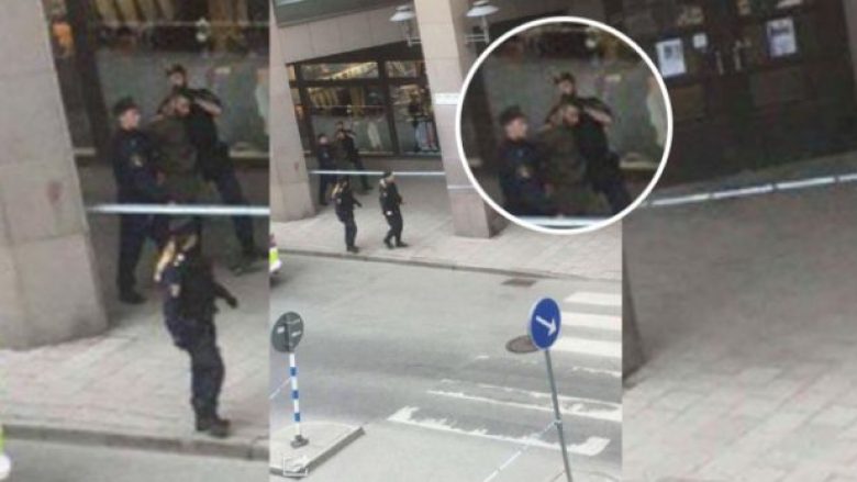 Momenti i arrestimit të dyshuarit për sulmin në Stokholm (Foto/Video)