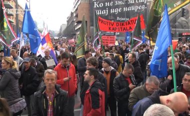 Beograd: Mijëra vetë protestuan kundër Vuçiqit