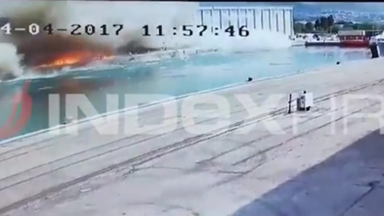 Momenti i shpërthimit të fuqishëm që dridhi qytetin kroat (Video)