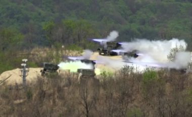 Përgjigje ndaj Kim Jong-un: Ushtria amerikane dhe e Koresë së Jugut, stërvitje spektakolare, shumë afër zonës që ndan dy koretë (Video)