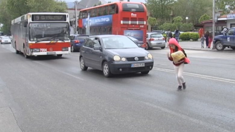 Qytetarët në Shkup nuk ndjehen të sigurtë nga vozitësit e makinave