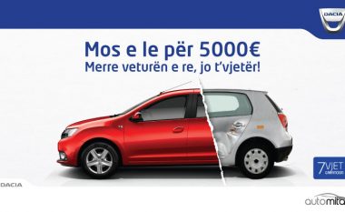 AutoMita: Parapaguaj vetëm 3,990 euro dhe merr veturën re