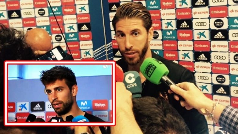 Ramos nuk pendohet – Thumbon Piquen në intervistën pas ndeshjes, por në fund tregon anën profesionale dhe njerëzore