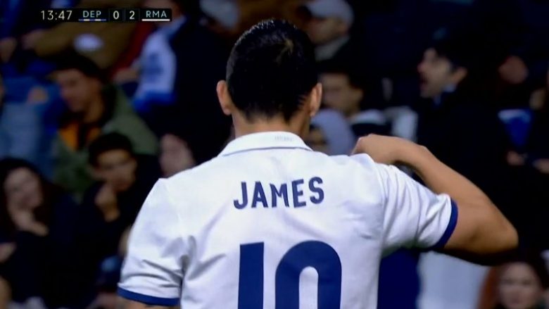 Edhe James i shënon Deportivos (Video)