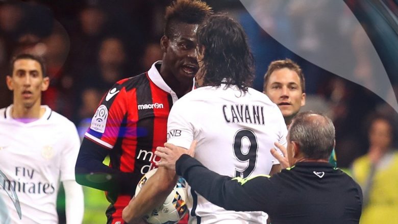 Tipike nga Balotelli, provokon Cavanin dhe pastaj dhuron spektakël me topin në fushë (Video)