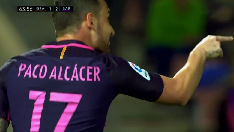 Shënon Alcacer, Barça rikthen epërsinë ndaj Granadas (Video)