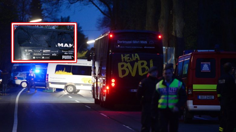 Tri shpërthime afër autobusit të BVB-së, publikohen edhe pamjet e para të autobusit (Foto)